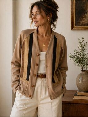 Vintage Caldwell Canada Knit Cardigan Jacket | Grandpa Core Old Money Canadiana